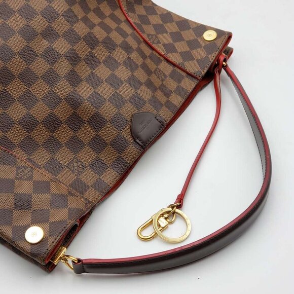 Authentic Louis Vuitton Caissa Brown Damier Ebene Canvas Shoulder Bag 700-102025 - Picture 7 of 16